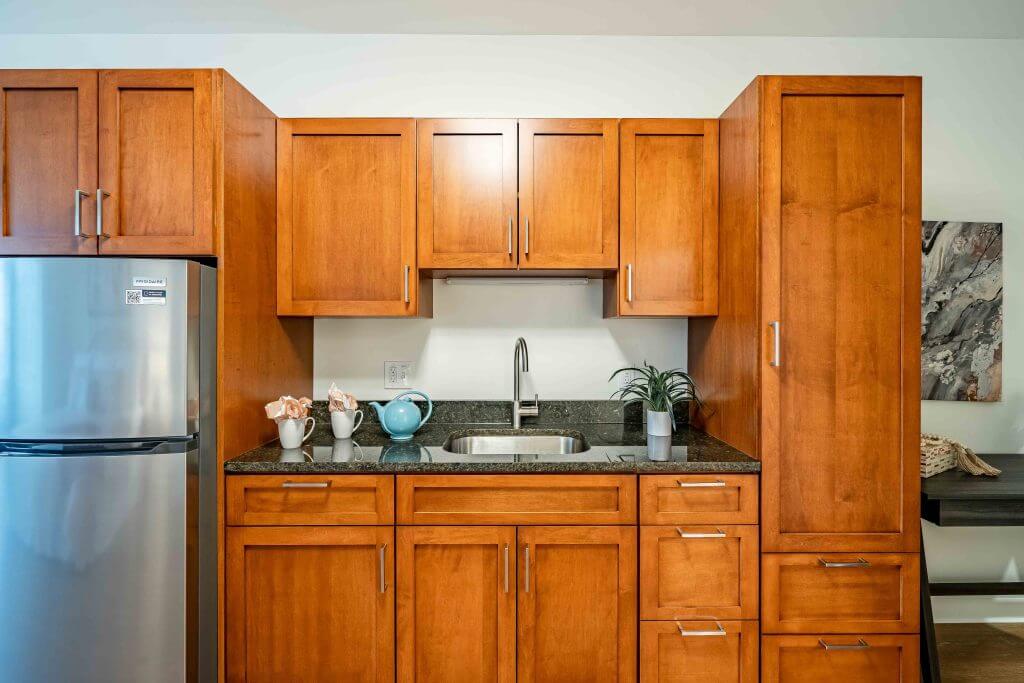 Small kitchen in room